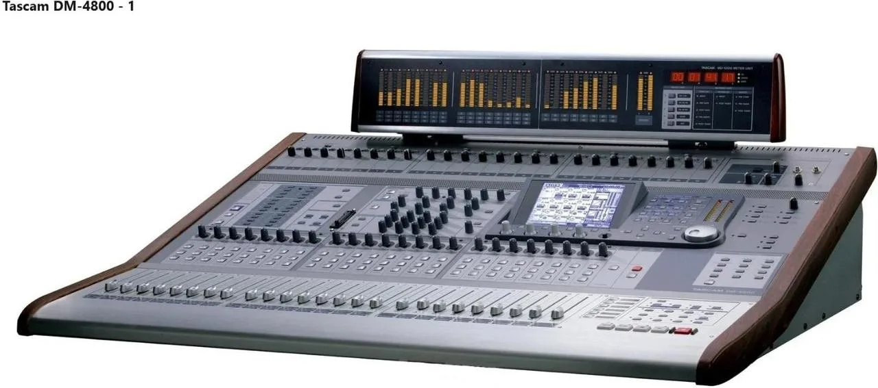 TASCAM MD 4800 + meterbridge MU-1000 + 3x ADAT IN/OUT