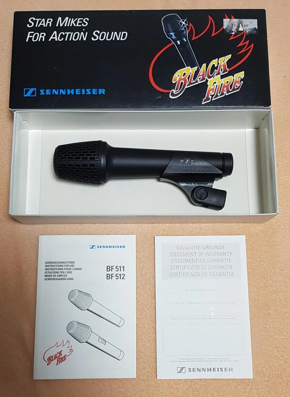Uloženka - nový  mikrofon Sennheiser Black Fire BF511