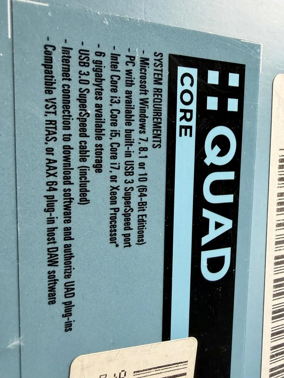 Universal Audio Satellite Quad core USB