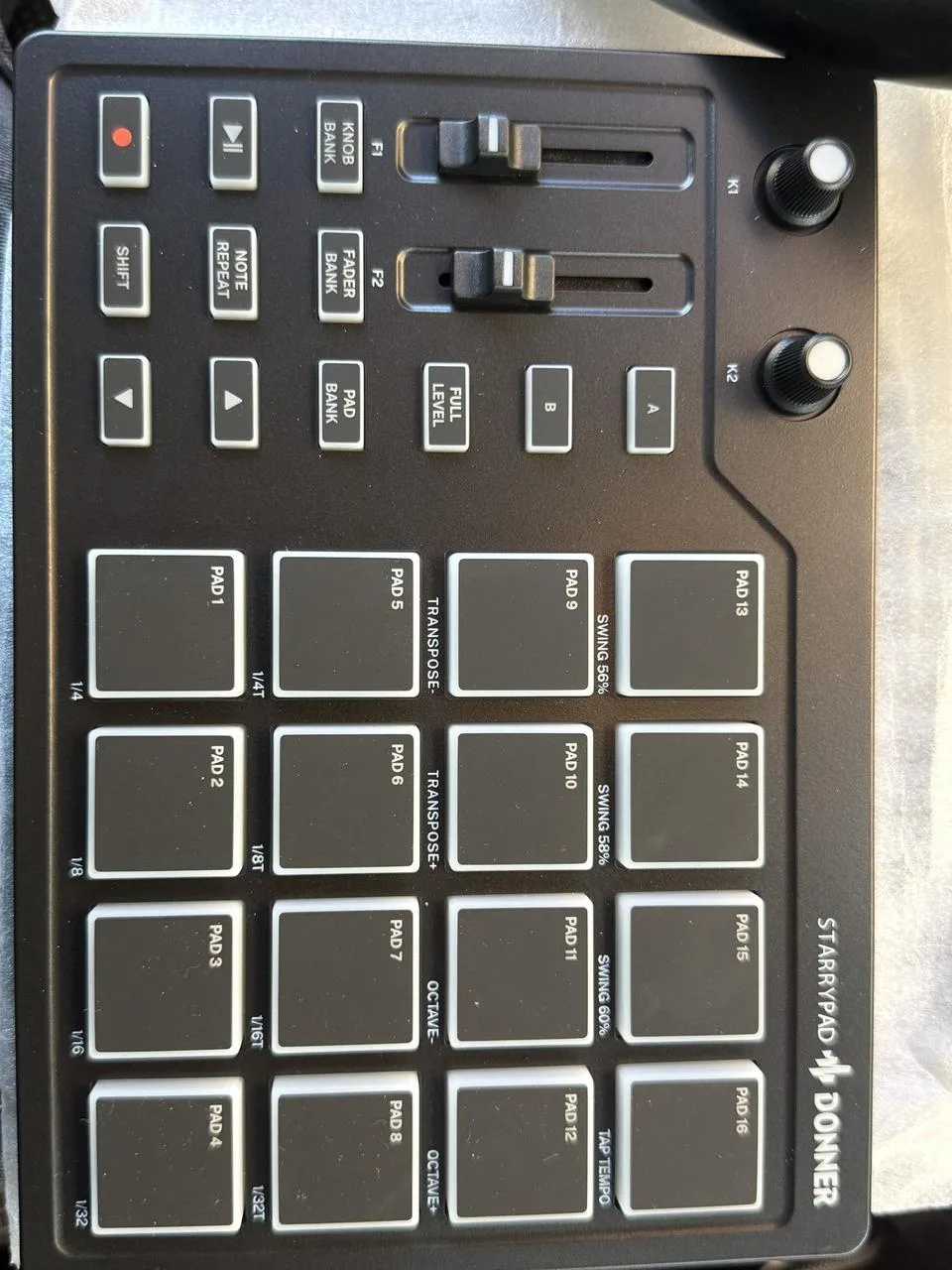 DONER midi pad controler