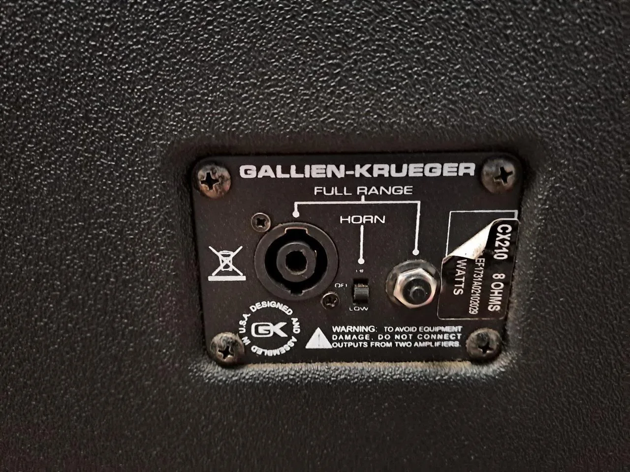 Prodám box Gallien Krueger CX 210
