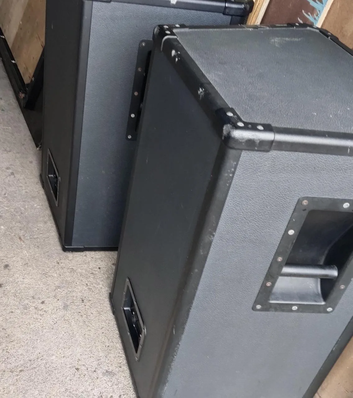 PA 1200W Zeck boxy zesilovac kabely speakon