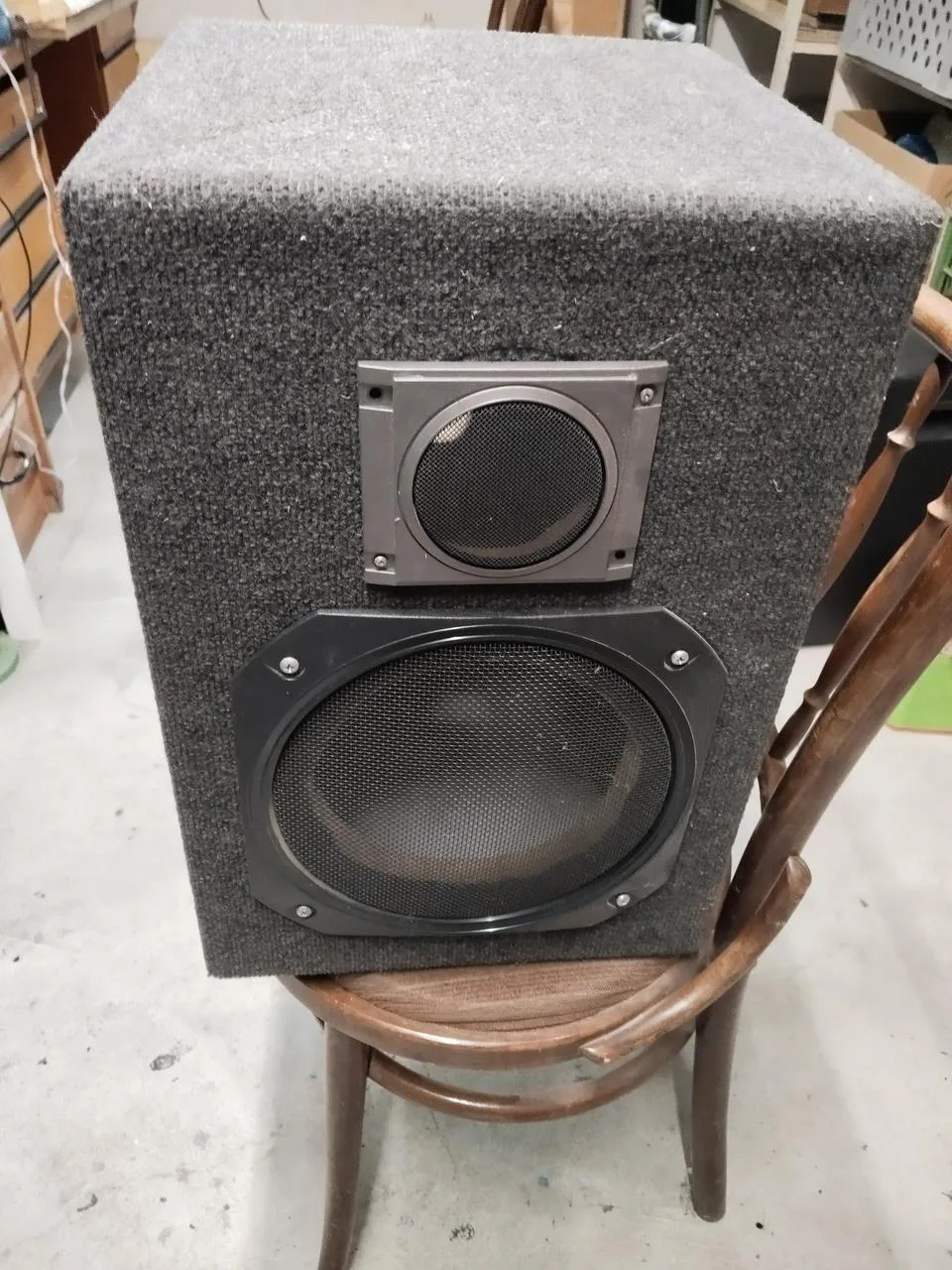 2ks prazdne reproboxy 8-10”repro a tweeter, ramecky atd