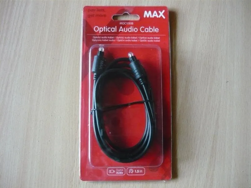 Optický kabel Tosilink značky Max