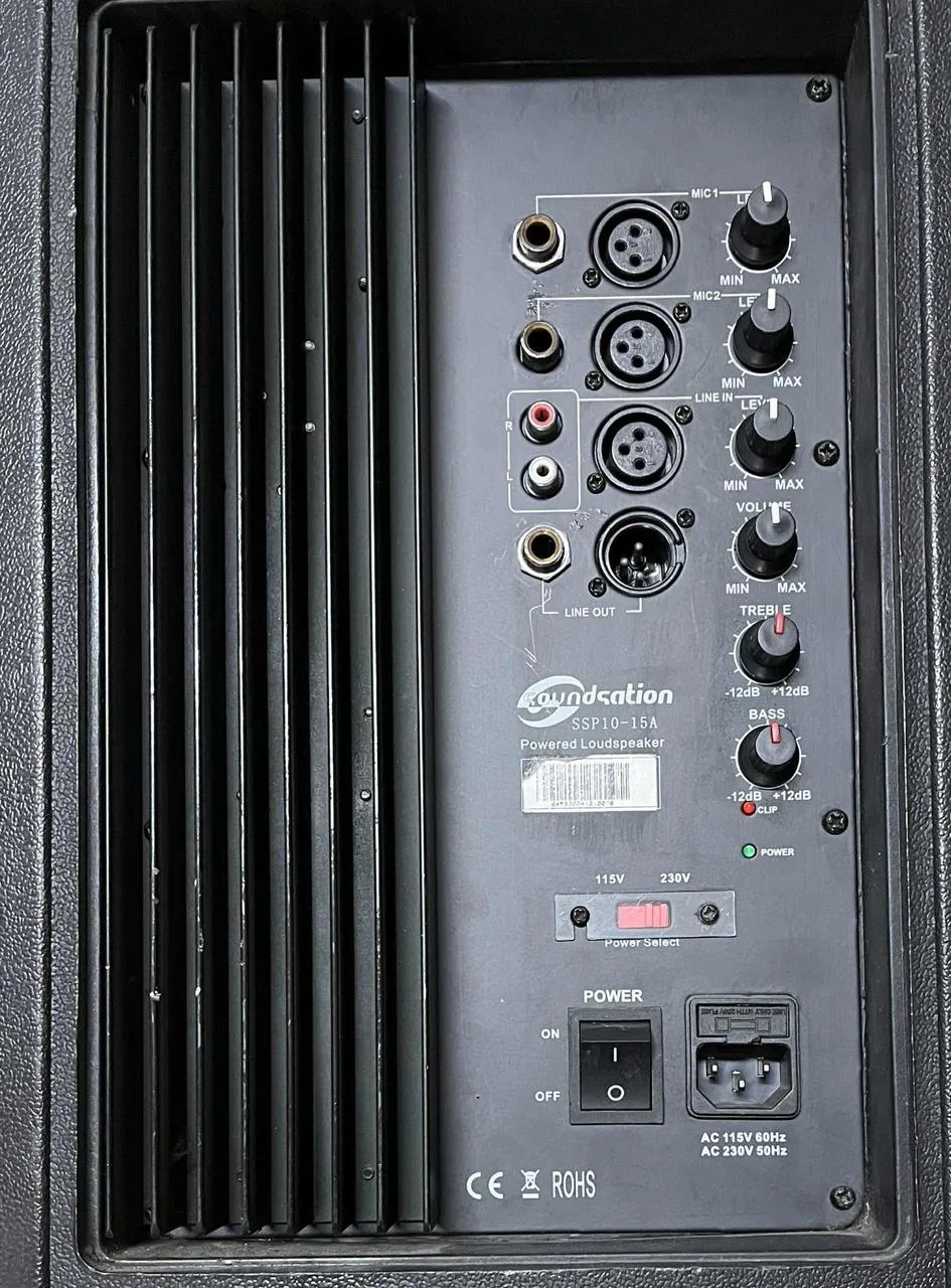 Aktivní reproboxy Soundsation SSP10-15A a Pronomic FOX 12a