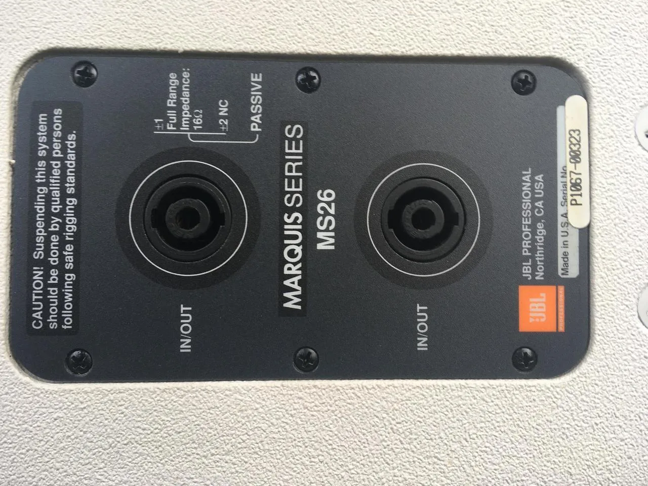 JBL MARQUIS MS 26