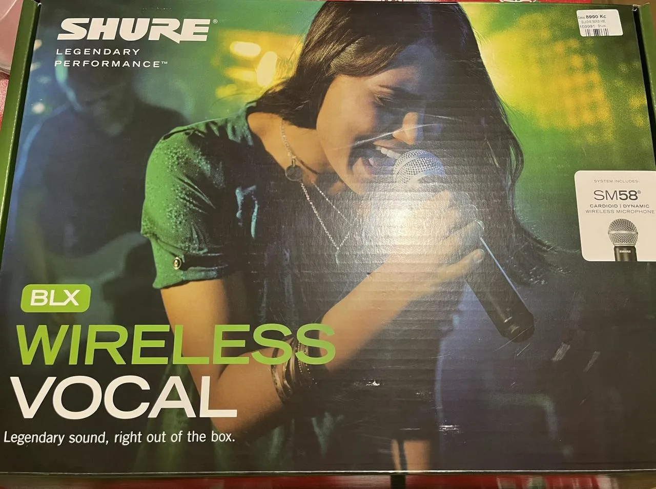 Bezdrátový set SHURE 20BLX24E/SM58-H8E