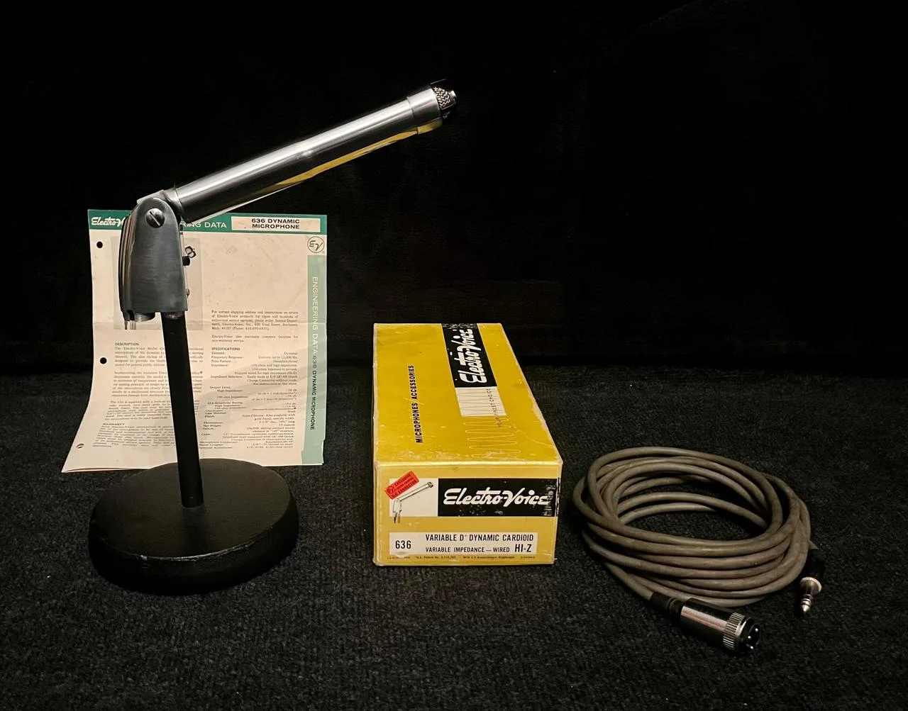 ELECTRO - VOICE 636 SLIMAIR USA - VINTAGE 65´
