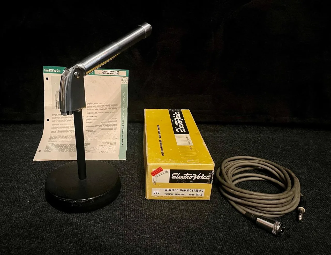 ELECTRO - VOICE 636 SLIMAIR USA - VINTAGE 65´