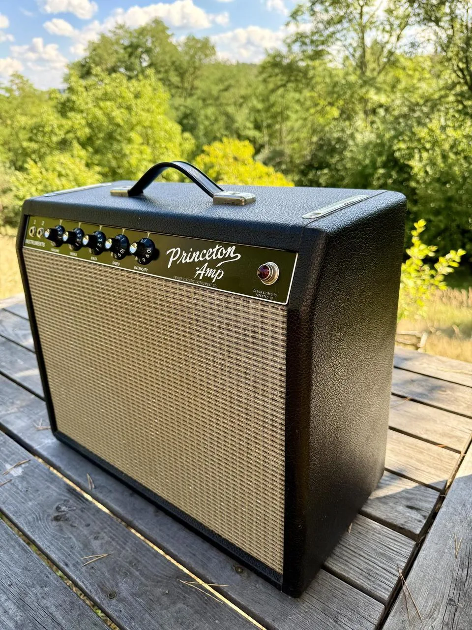 1964/5 no Fender logo Princeton Amp Mint condition blackface