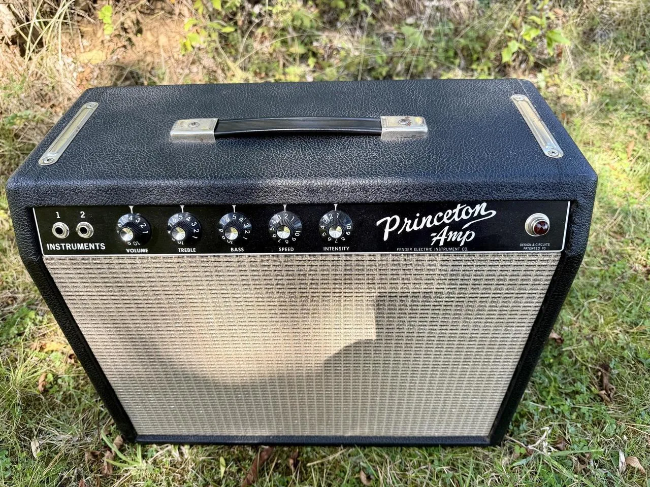 1964/5 no Fender logo Princeton Amp Mint condition blackface