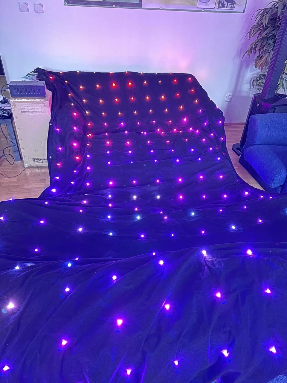 LED opona  2x 4 m