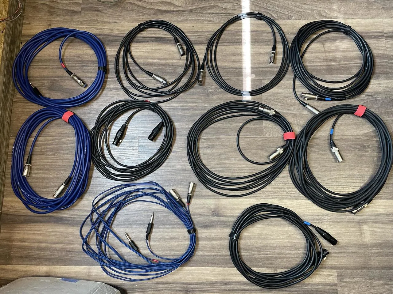Nástrojové a mikrofonní kabely XLR/Jack 6,3mm
