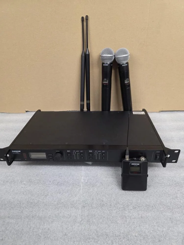 Shure ULXD4D Dual System 2x Rucni SM58 1x Bodypack Freq K51