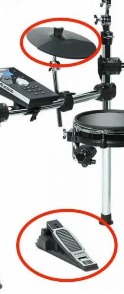 hi-hat pro elektronické bicí ze soupravy Alesis Command