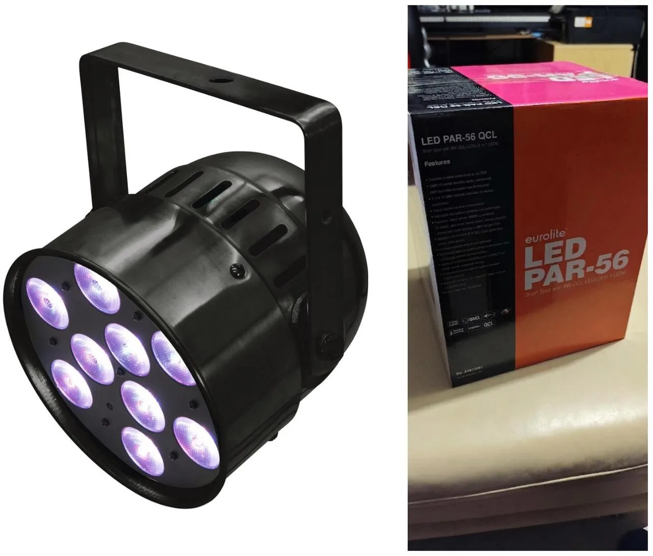 Prodám Eurolite LED PAR-56 QCL 9x8W