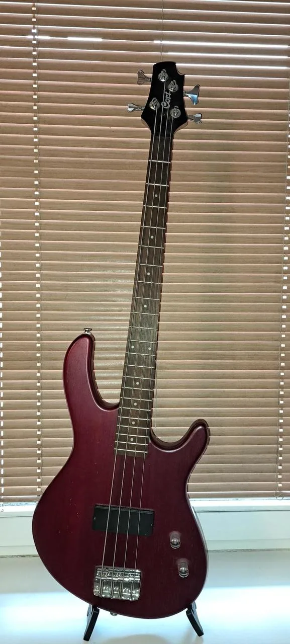Cort Action Junior Bass, Black cherry.