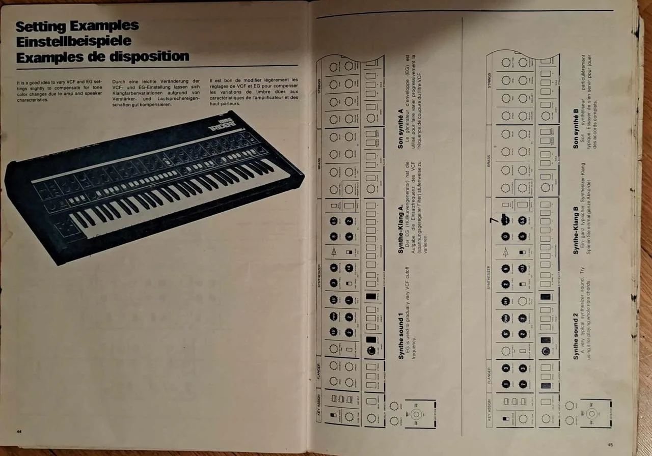 Korg Trident manuál