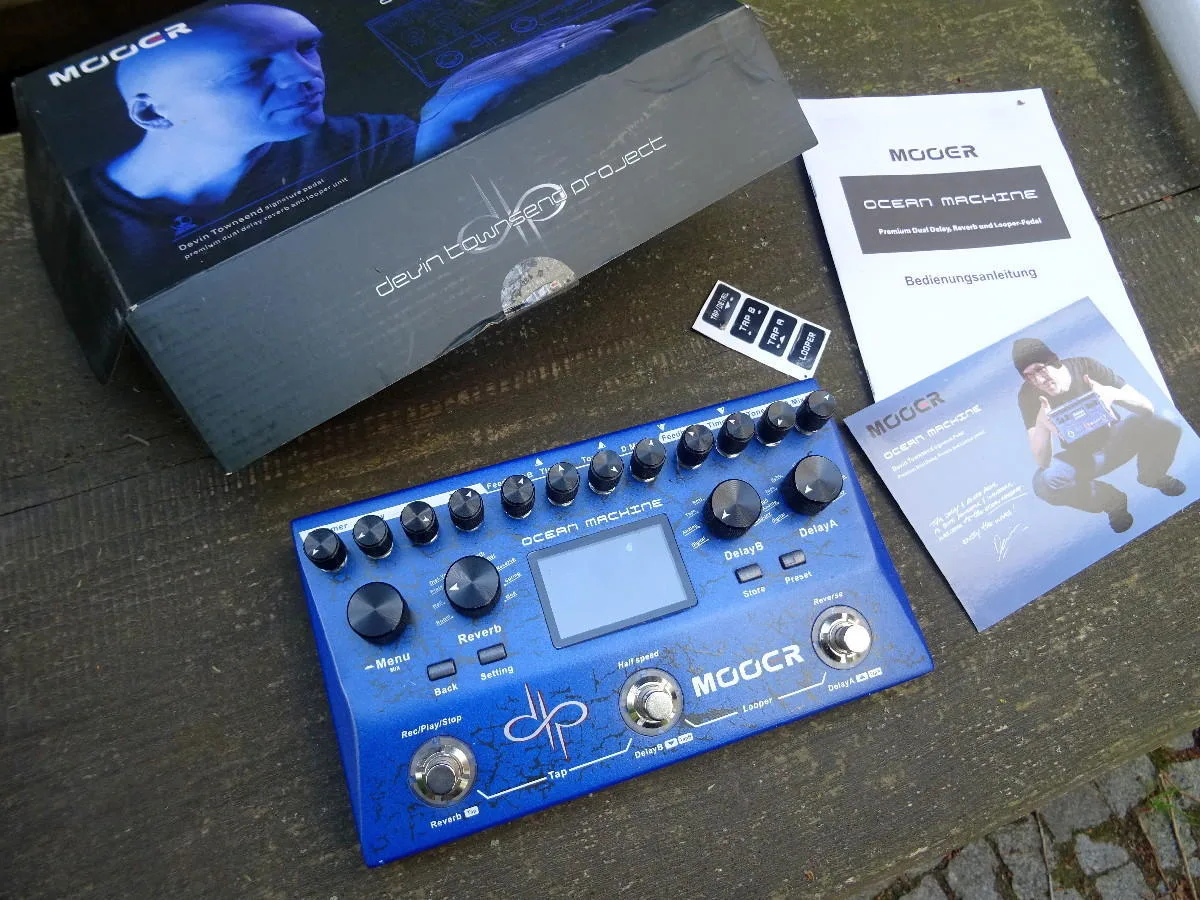 Mooer Ocean Machine, double delay, reverb, looper JAKO NOVÝ