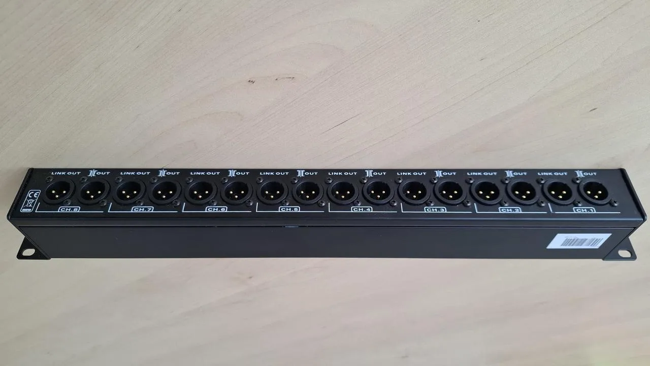 8 kanálový XLR splitter the t.racks Eight