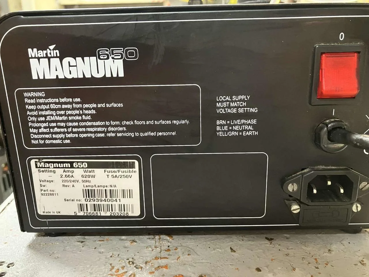 Výrobník mlhy Martin Magnum 650