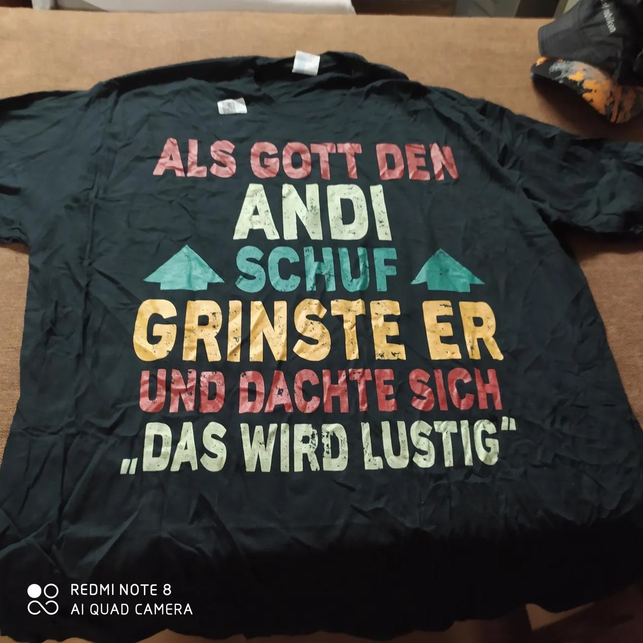 Trika 3-4XL "velká" nová - něm.napisy + cepice i sk. Krystof