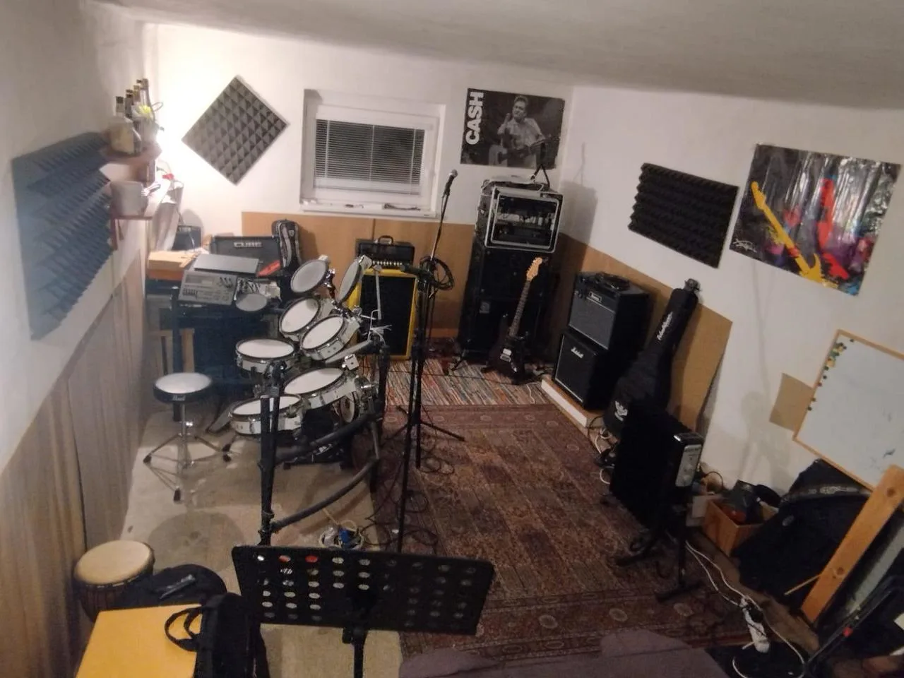 Studio pro Zkoušky/nahrávání/koncerty/trénin