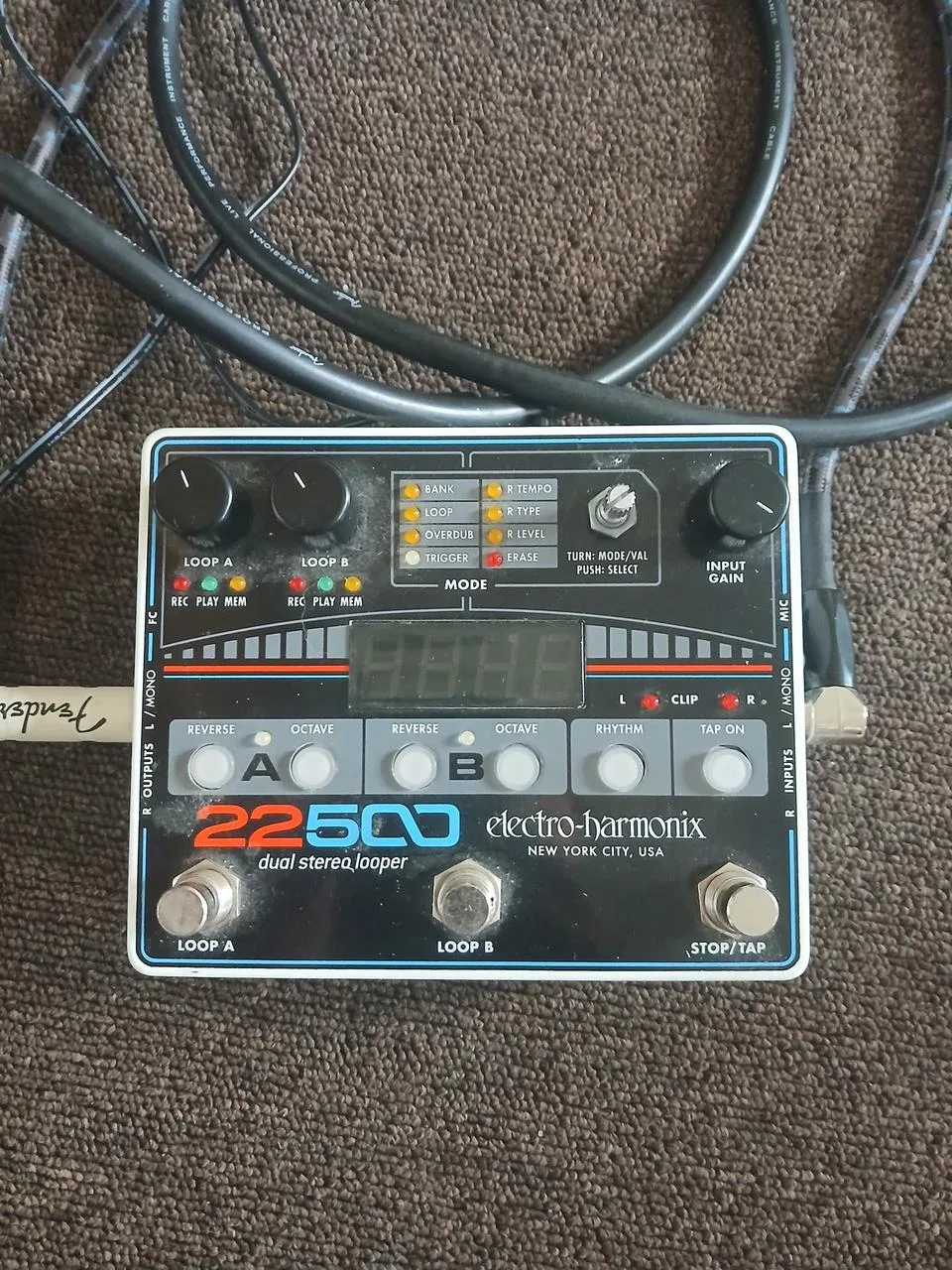 Electro Harmonix 22500 Dual Stereo Looper