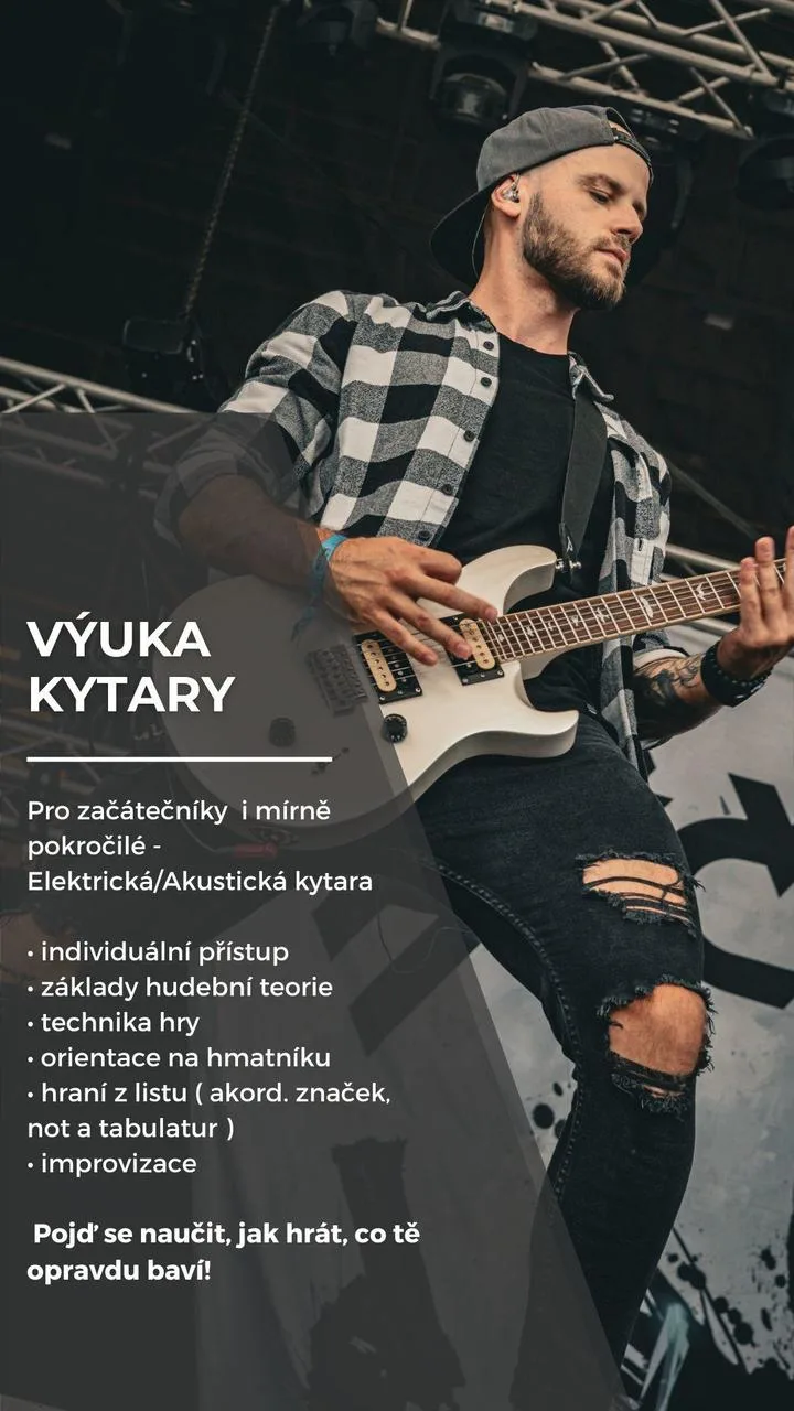 Výuka na kytaru (elektrická/akustická)