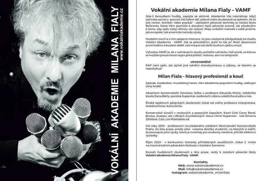 *VOKALISTA JE LEADER KAPELY*