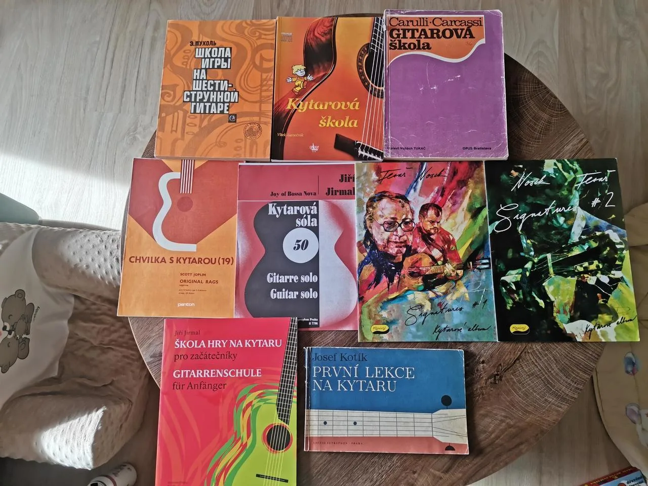 Školy hry na kytaru, noty pro kytaru