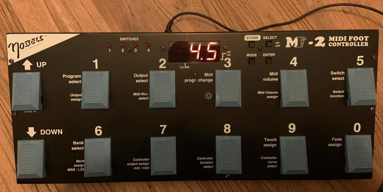 Nobels MF-2 midi pedál ZADÁNO