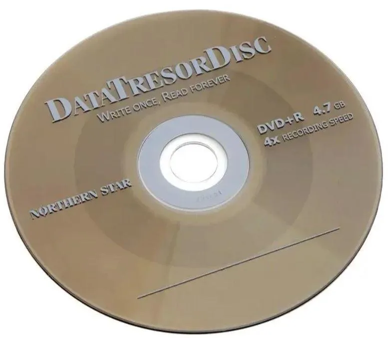 Keramické DVD DataTresorDisc cena za 17 ks
