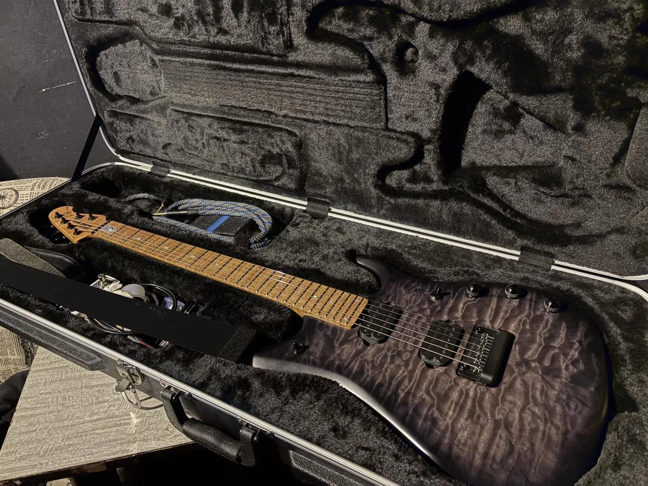 Music Man JP15 John Petrucci Trans Black
