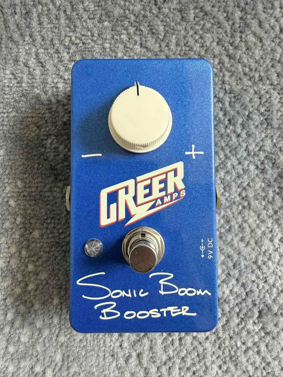 Greer amps Sonic Boom Booster