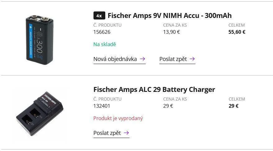 Nabíječka 9V + baterie