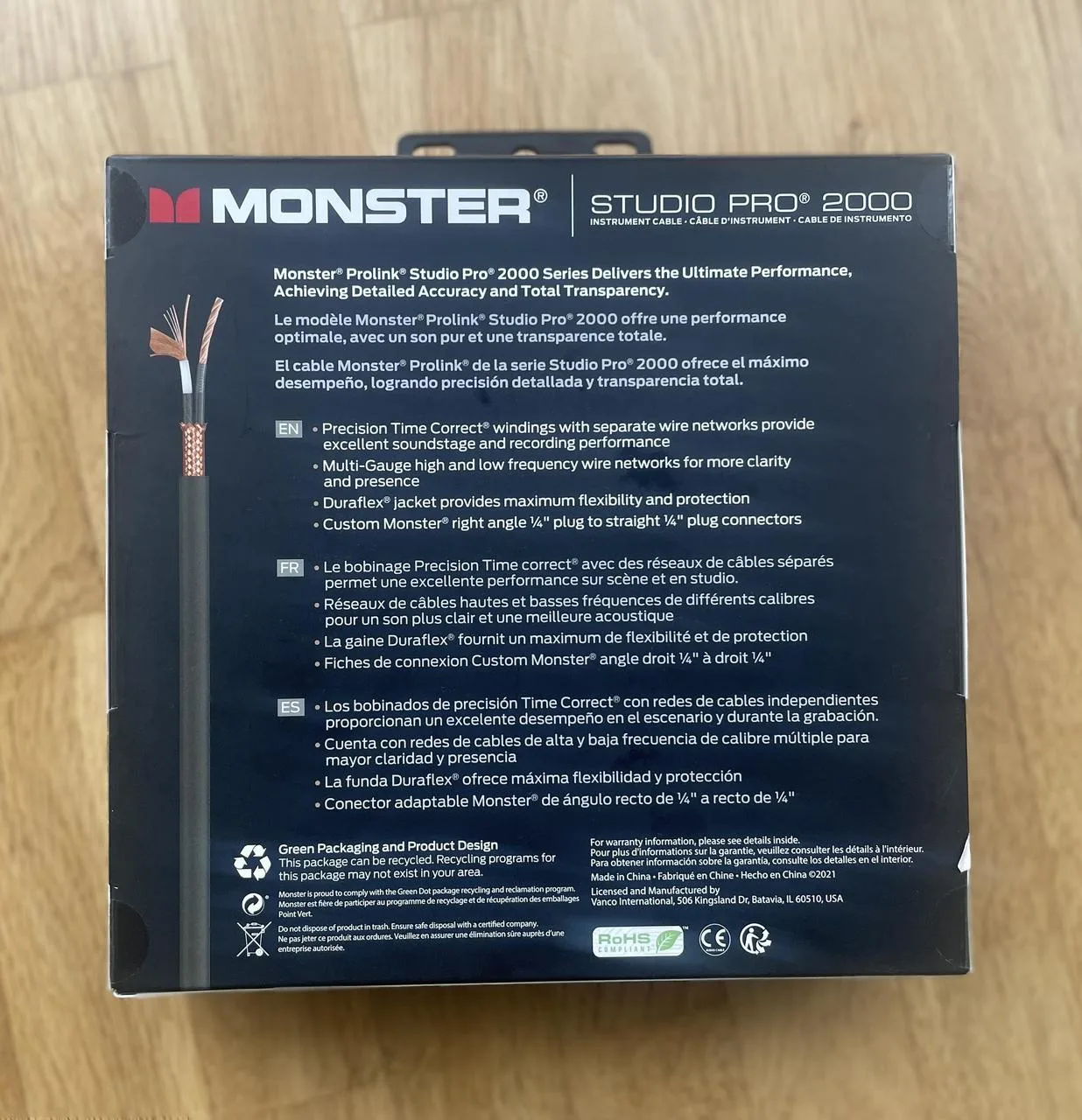 Nový Monster Cable Studio Pro 2000 6,4m