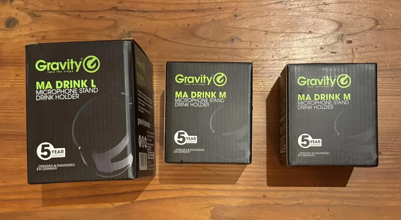 Nové držáky na pití nové od Gravity 2xM a 1xL