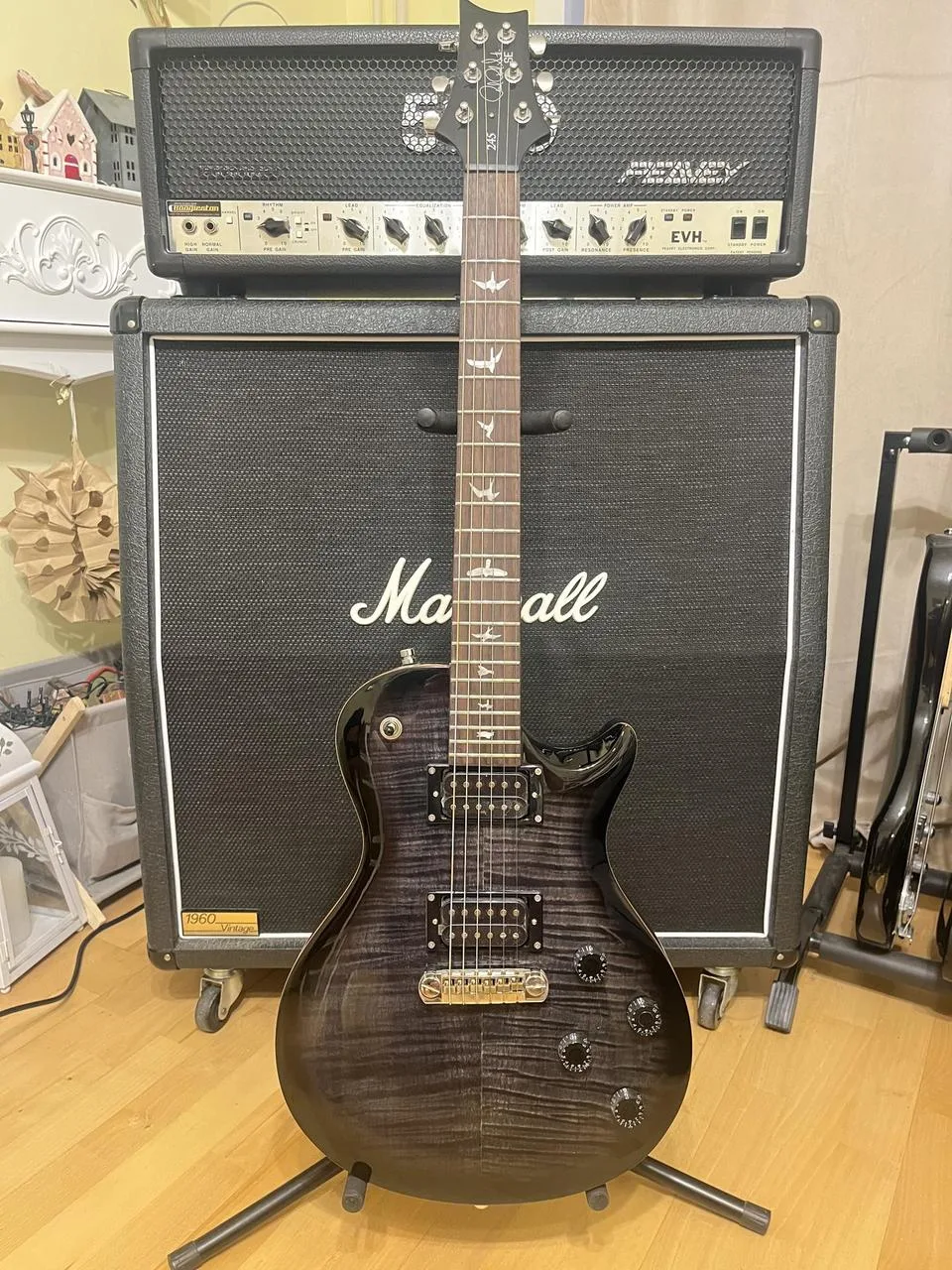 PRS SE 245 CA Charcoal Burst