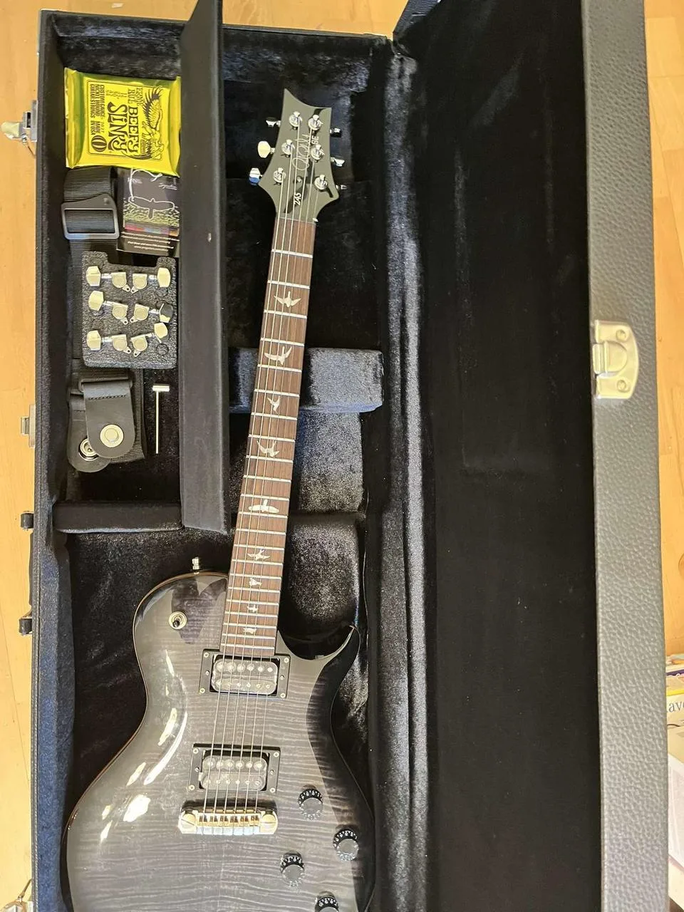 PRS SE 245 CA Charcoal Burst