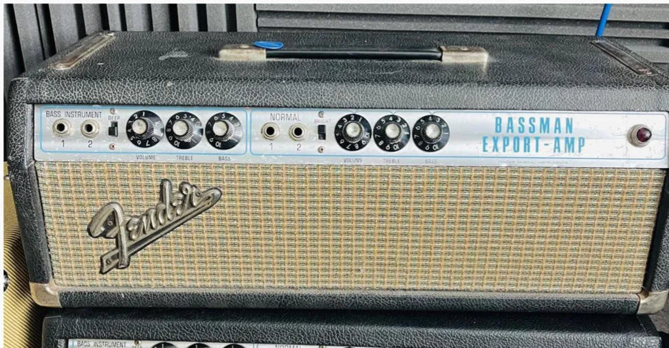 Fender Bassman 50 Export 1969 AB165 – Vintage Blackface