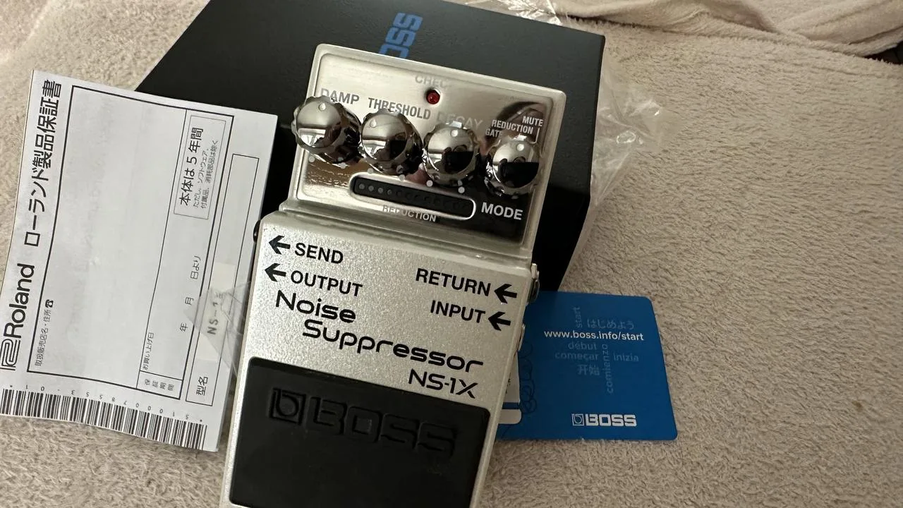 Boss NS-1X noise suppressor, TOP stav, záruka 2027