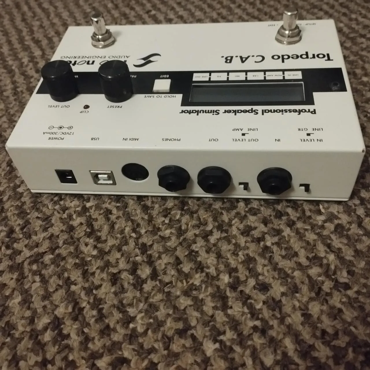 Two Notes Torpedo C.A.B. Speaker Simulator Pedal