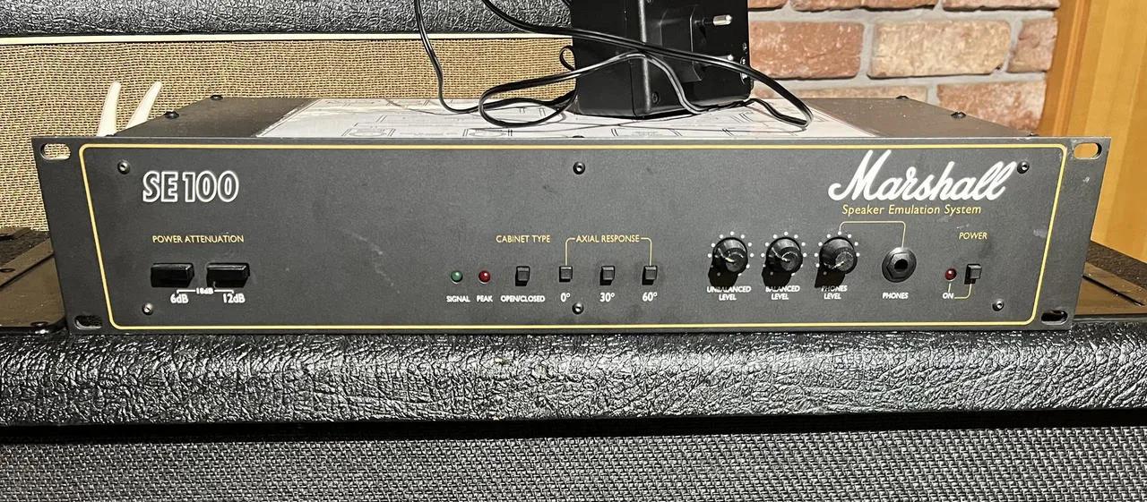 Marshall SE 100 - výkonová brzda, emulace repro, zátěž