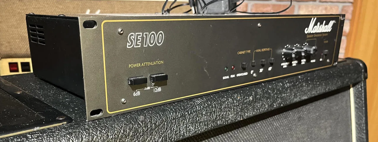 Marshall SE 100 - výkonová brzda, emulace repro, zátěž