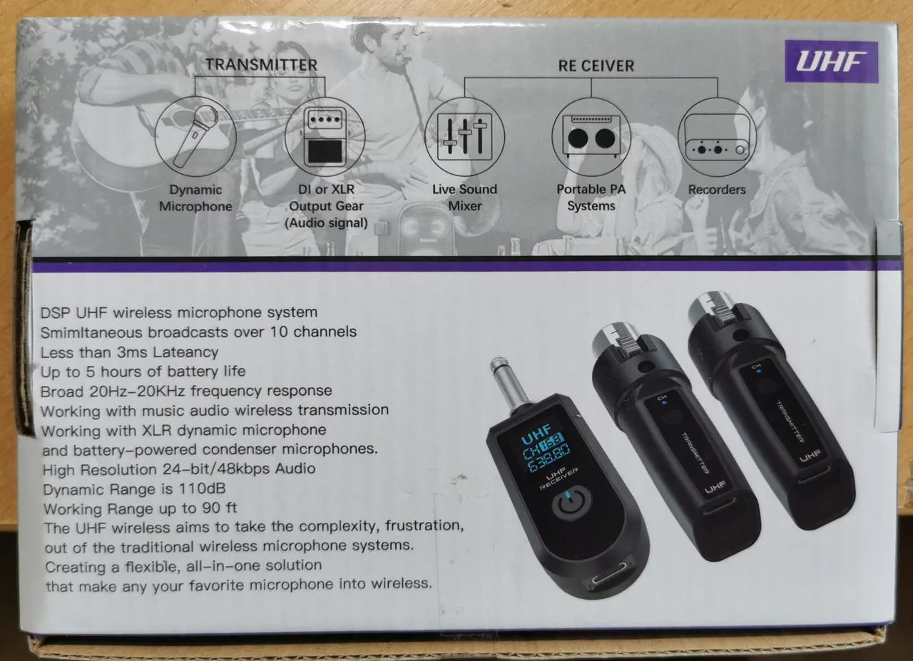 2.4G bezdrátový transceiver mikrofonní systém