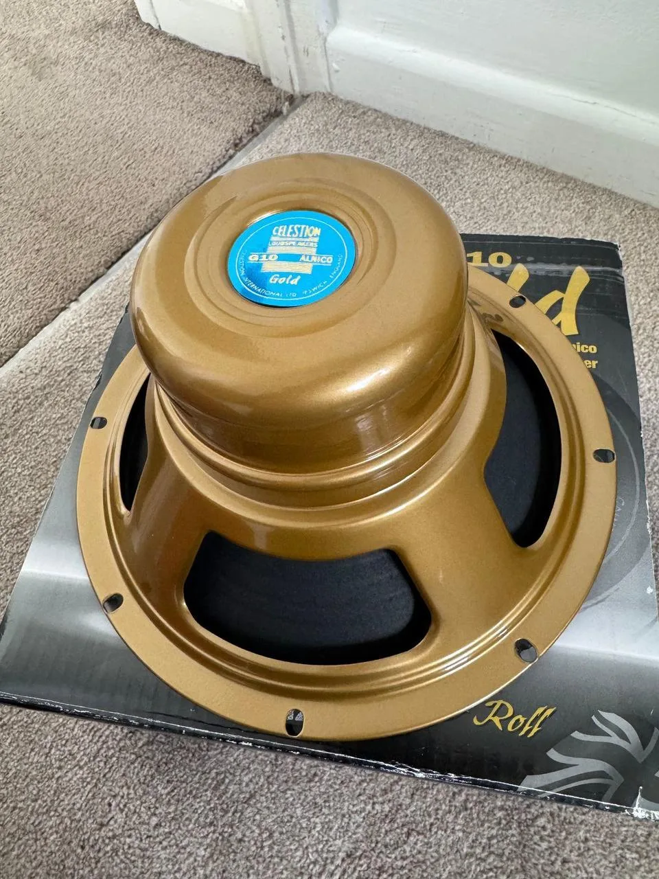 nový 10" alnico reproduktor Celestion G10 Gold, 40 W, 16 Ohm