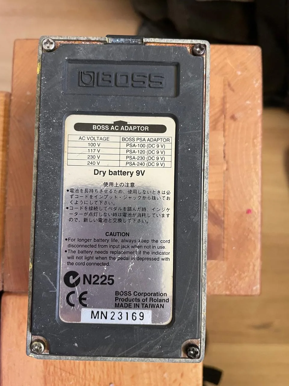 Boss SD-1 s  čipem OPA2134PA
