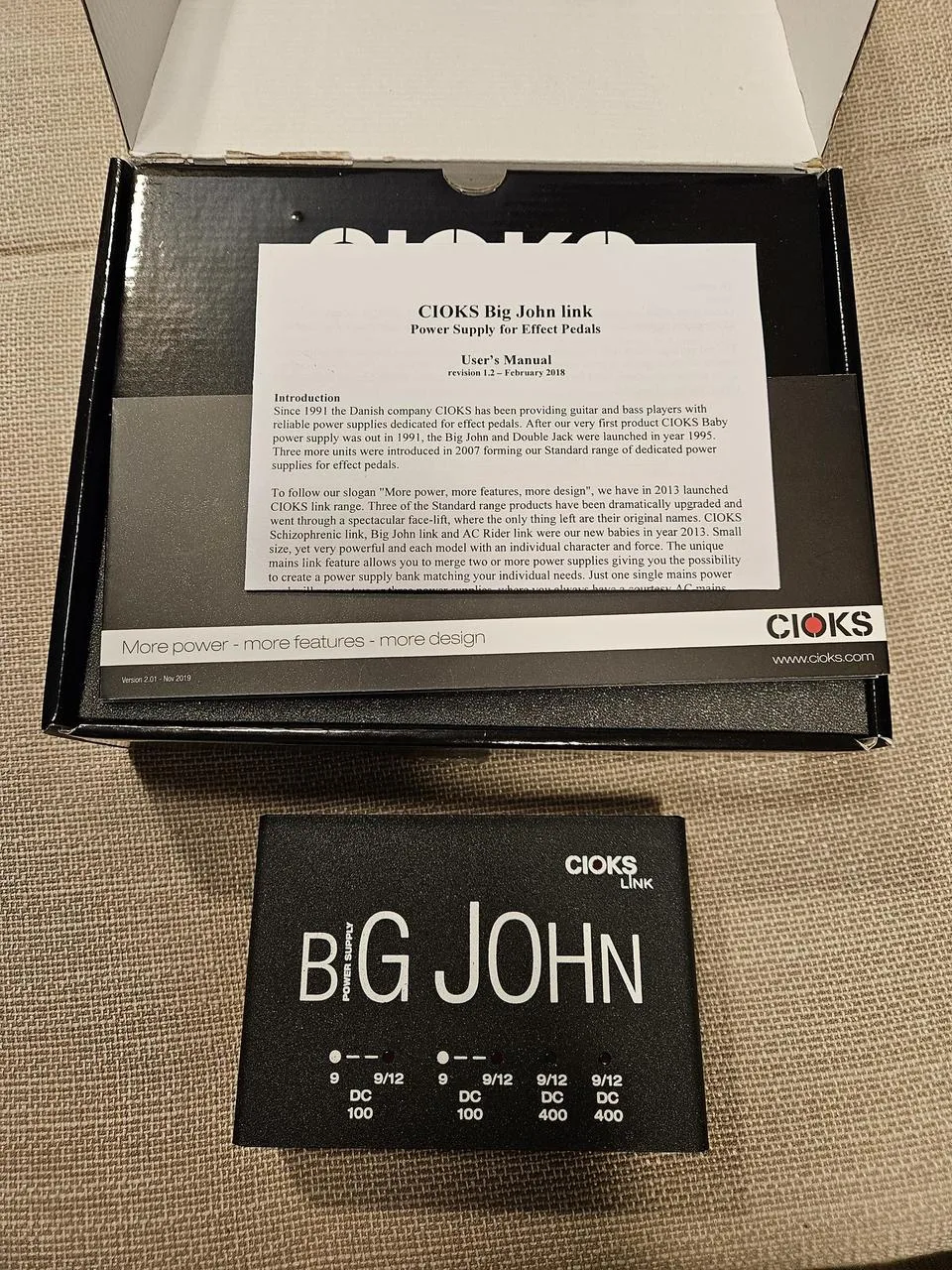 CIOKS Big John, napájecí zdroj