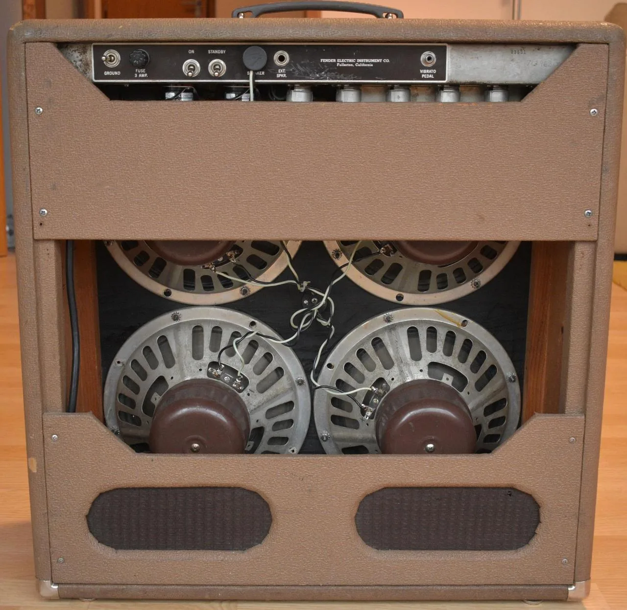 1961 Fender Concert Amp 6G12-A Brownface